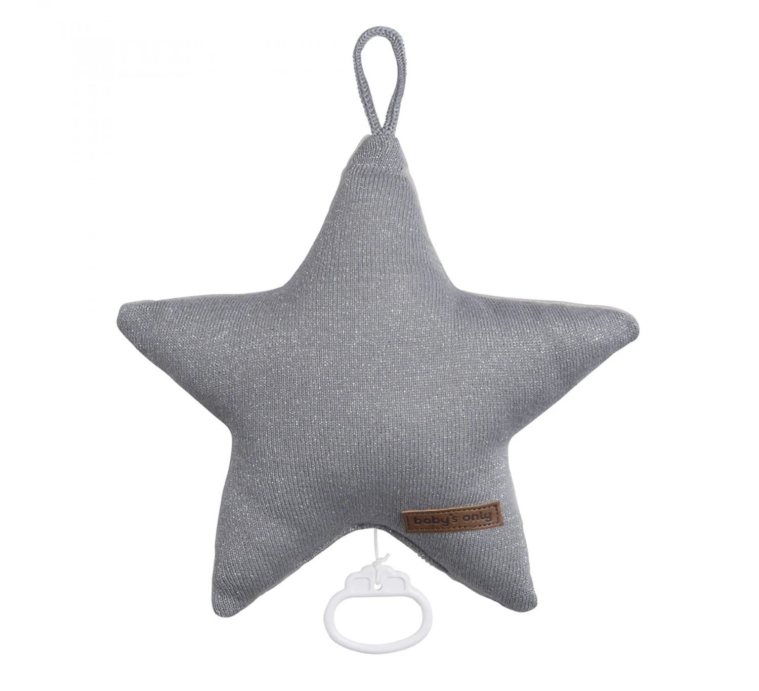 Muziekdoos Ster Sparkle - Zilvergrijs 1 Muziekdoos Ster Sparkle - Zilvergrijs