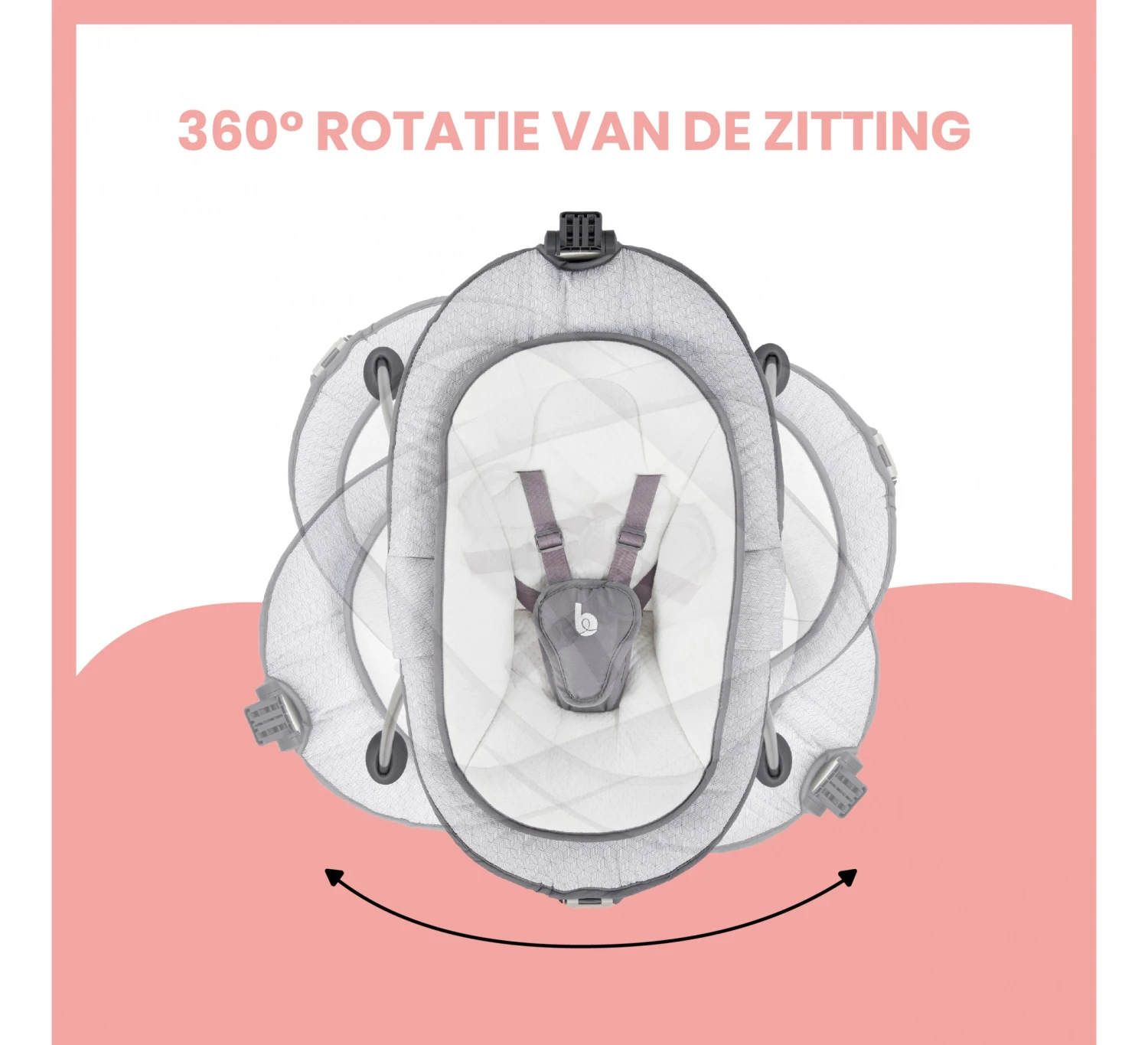 BabyMoov Wipstoel Swoon Up Graphik 3 BabyMoov Wipstoel Swoon Up Graphik - Afbeelding 3