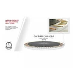 Berg Favorite Regular 270 Trampoline - Grijs -Babyproducten berg favorite regular 270 trampoline grijs 2