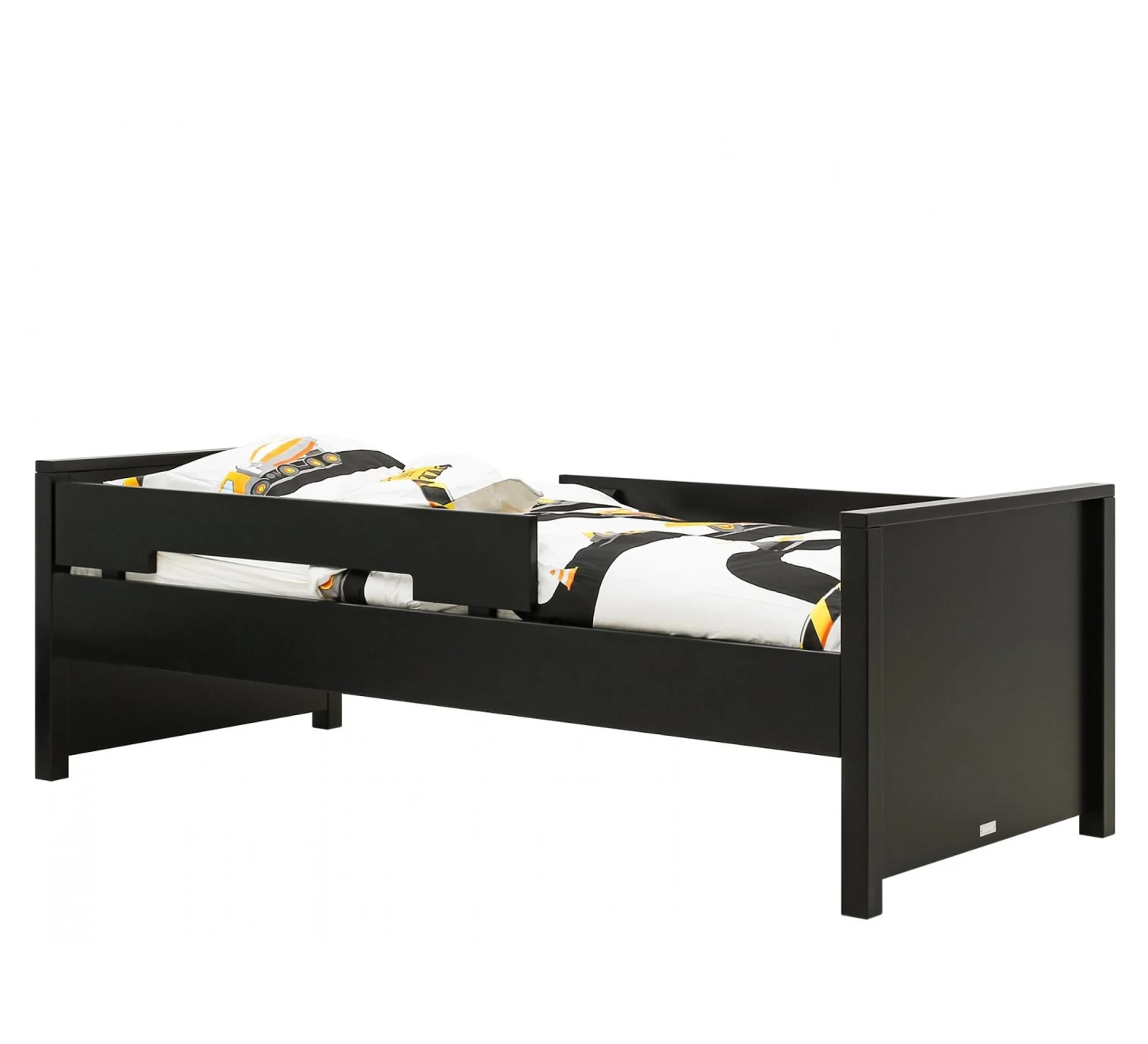 Bed Jonne 90x200 - Black 3 Bed Jonne 90x200 - Black - Afbeelding 3