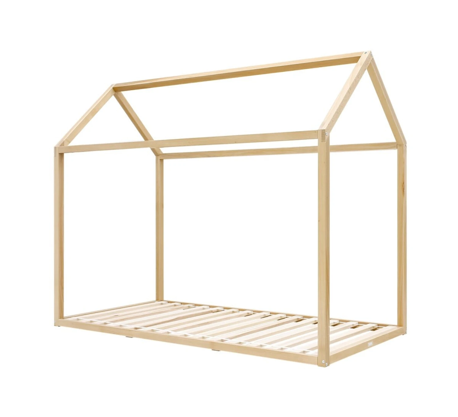 Huisbed Jelle 90x200 - Naturel 1 Huisbed Jelle 90x200 - Naturel