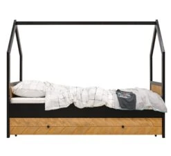 Huisbed Job 90x200 Vintage Honey 11 Huisbed Job 90x200 Vintage Honey -Babyproducten bopita huisbed job 90x200 vintage honey 3