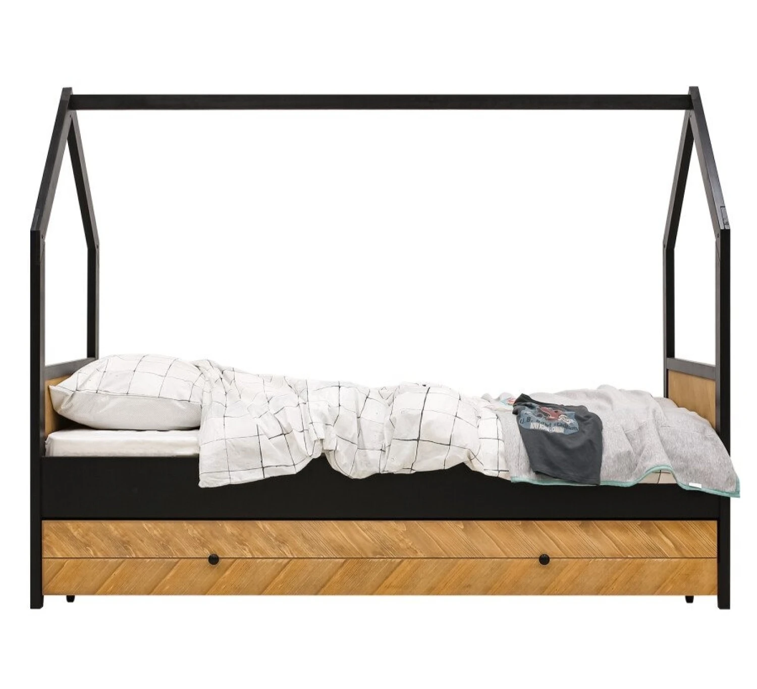 Huisbed Job 90x200 Vintage Honey 4 Huisbed Job 90x200 Vintage Honey - Afbeelding 4