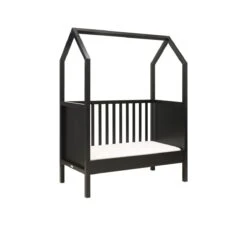 My First House Bedbank 60x120 - Mat Zwart -Babyproducten bopita my first house bedbank 60x120 mat zwart 2