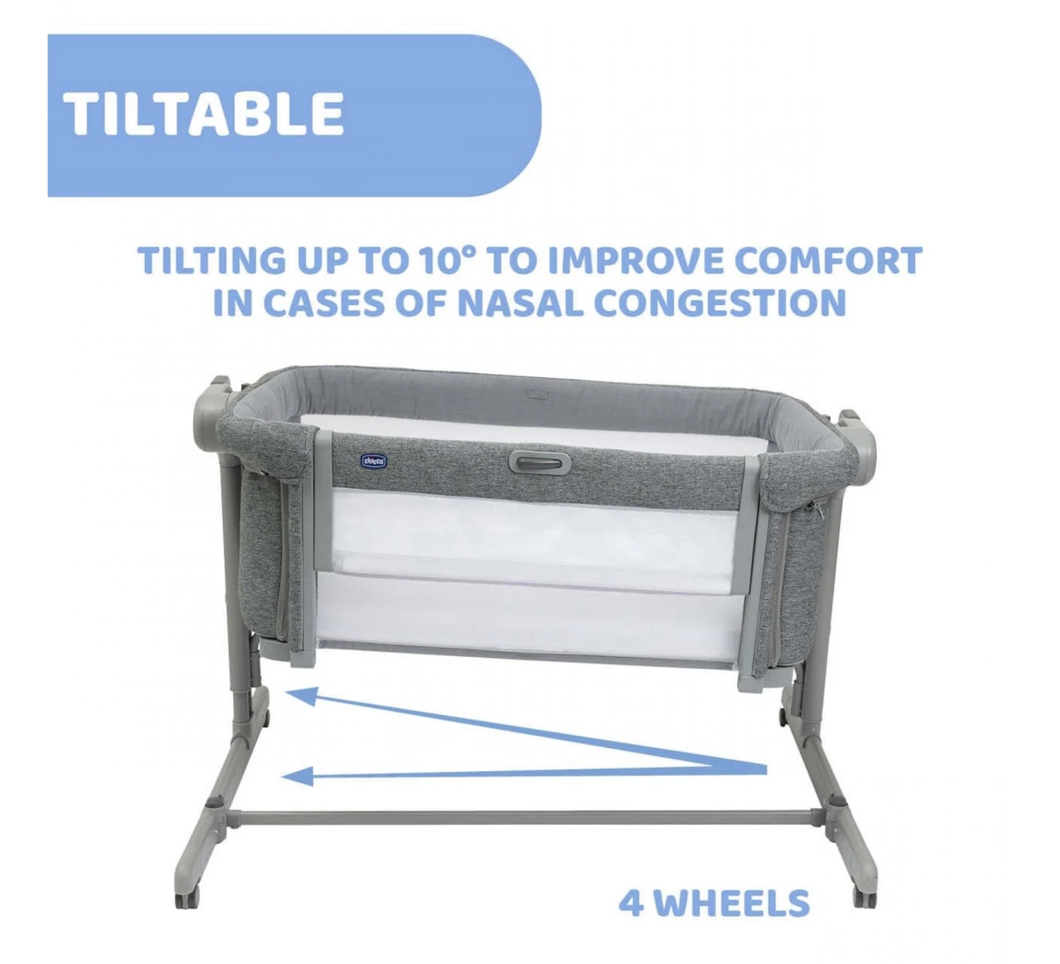 CHICCO Next2me Magic Evo - Desert Taupe 6 CHICCO Next2me Magic Evo - Desert Taupe - Afbeelding 6