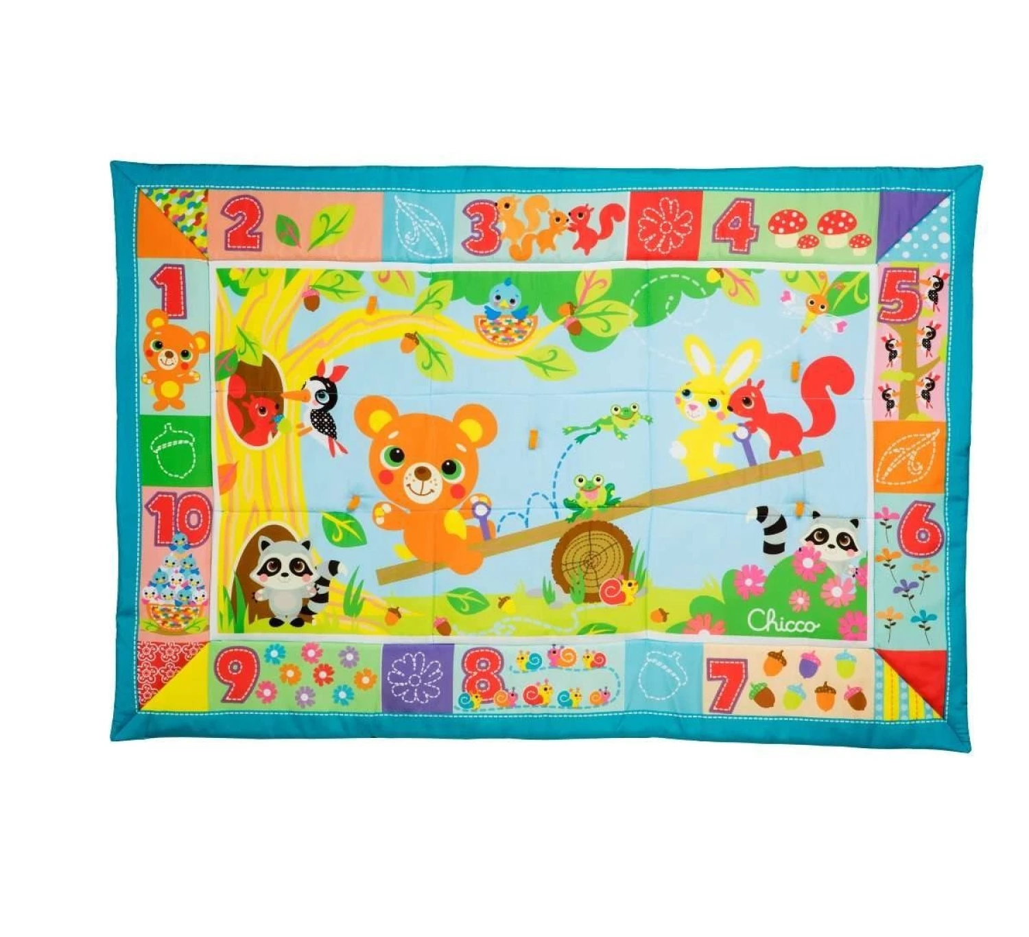 CHICCO Speelkleed XXL Beestenbos 1 CHICCO Speelkleed XXL Beestenbos