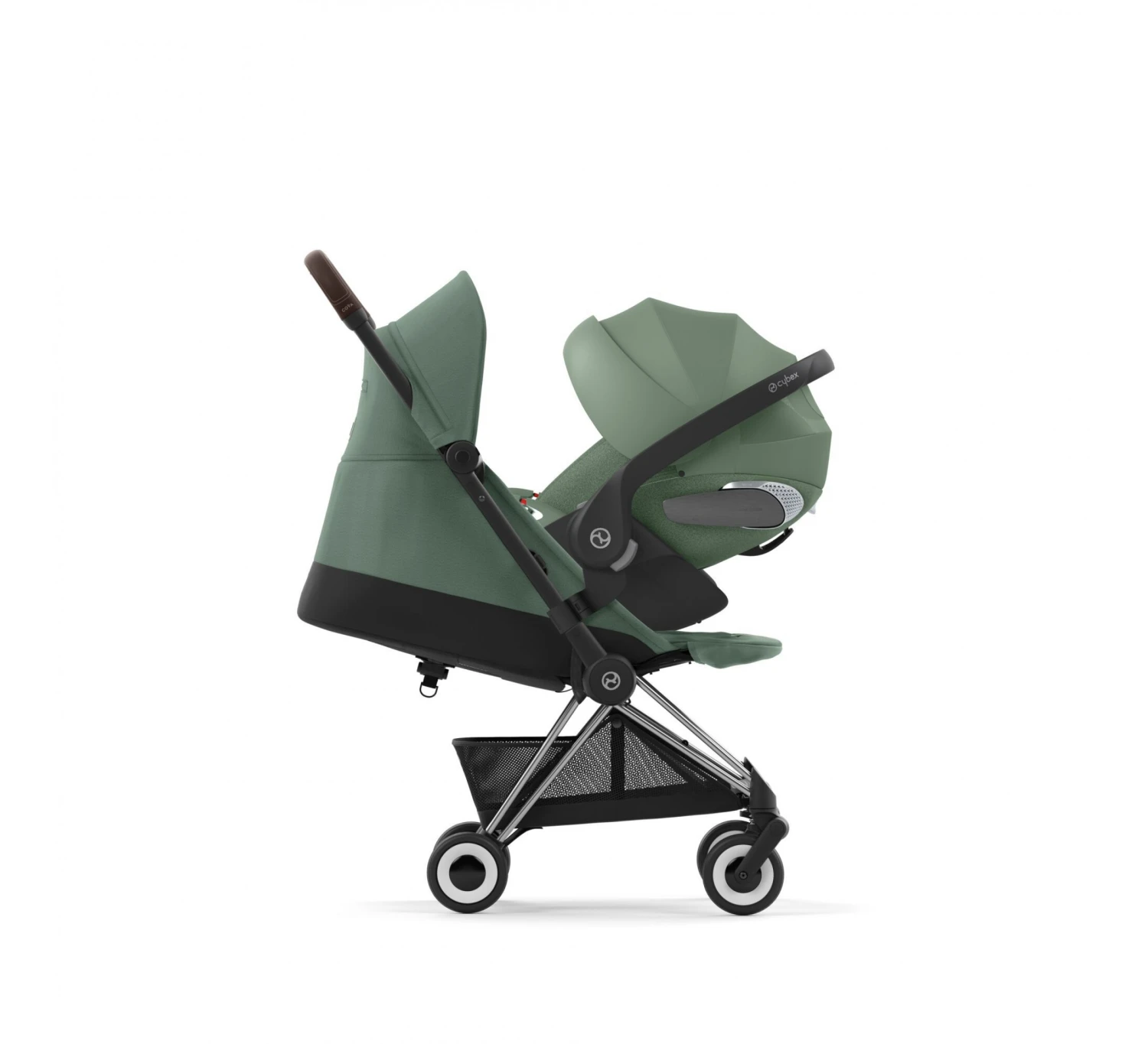 CYBEX Coya Buggy - Chrome/Leaf Green 7 CYBEX Coya Buggy - Chrome/Leaf Green - Afbeelding 7