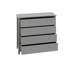 Commode Luna 4-Laden - Grey 9 Commode Luna 4-Laden - Grey -Babyproducten flexa commode luna 4 laden grey 4