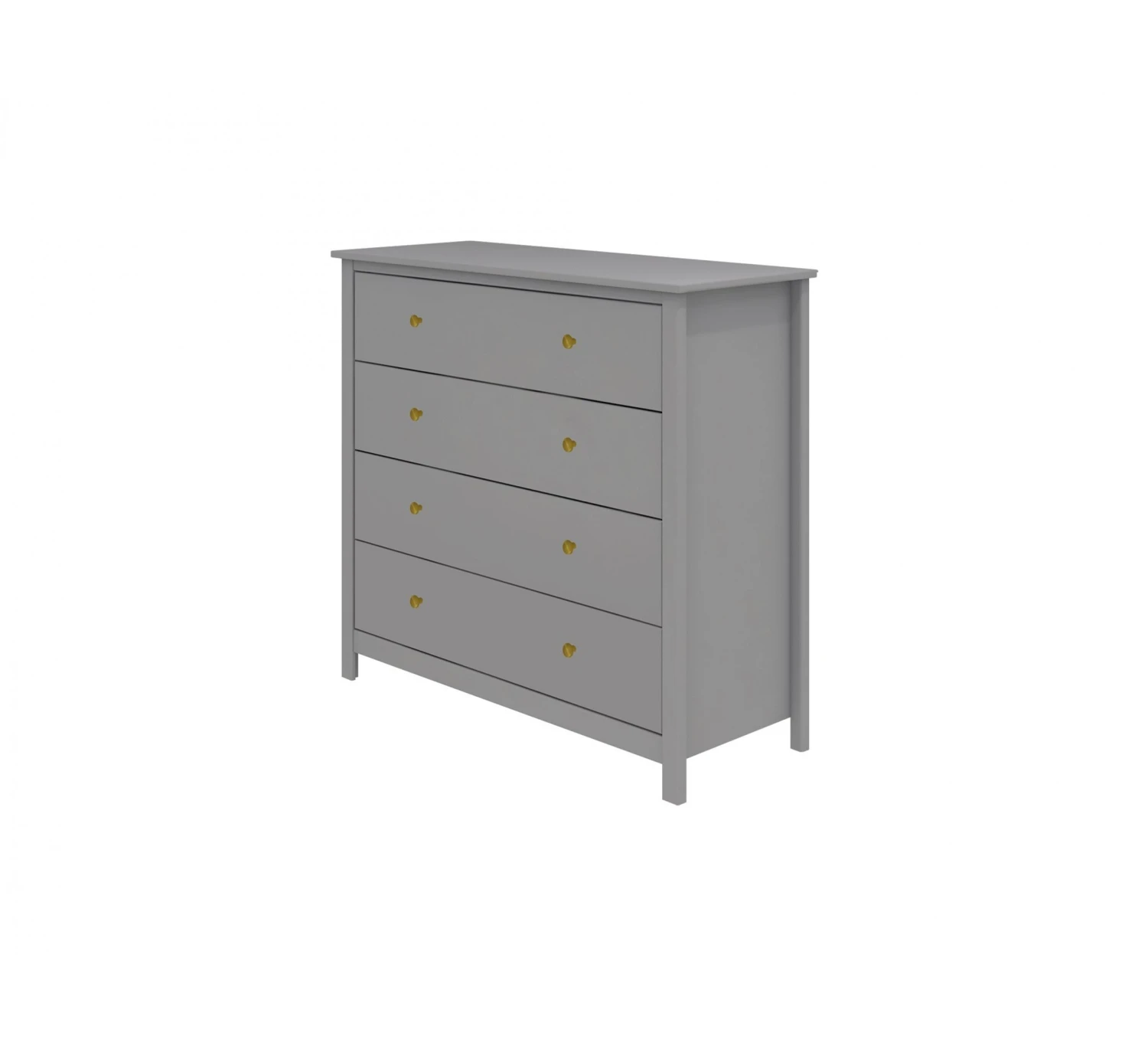 Commode Luna 4-Laden - Grey 1 Commode Luna 4-Laden - Grey