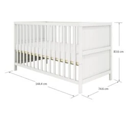 Ledikant Luna Groeven 70x140 - White 14 Ledikant Luna Groeven 70x140 - White -Babyproducten flexa ledikant luna groeven 70x140 white 4