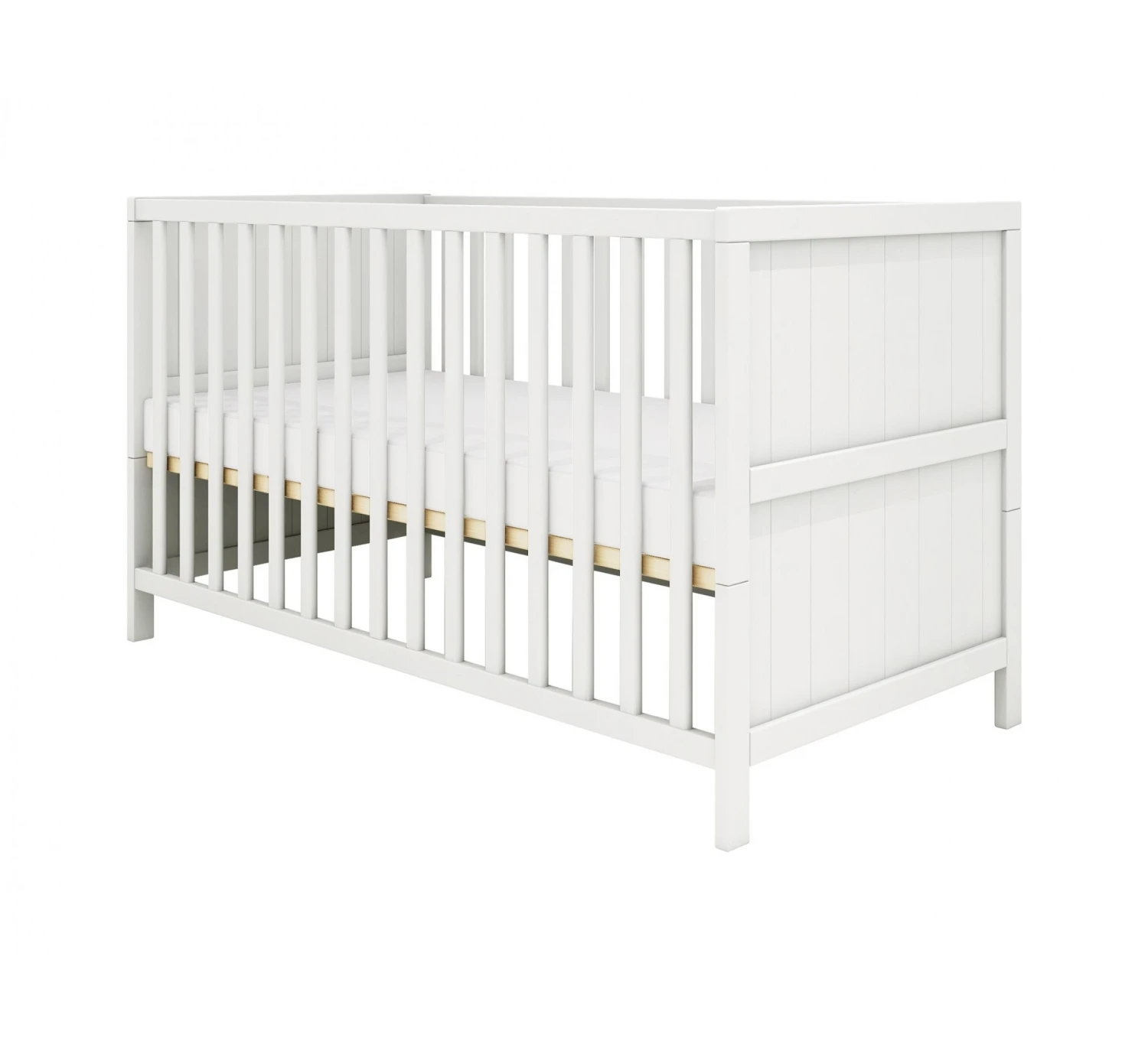 Ledikant Luna Groeven 70x140 - White 1 Ledikant Luna Groeven 70x140 - White