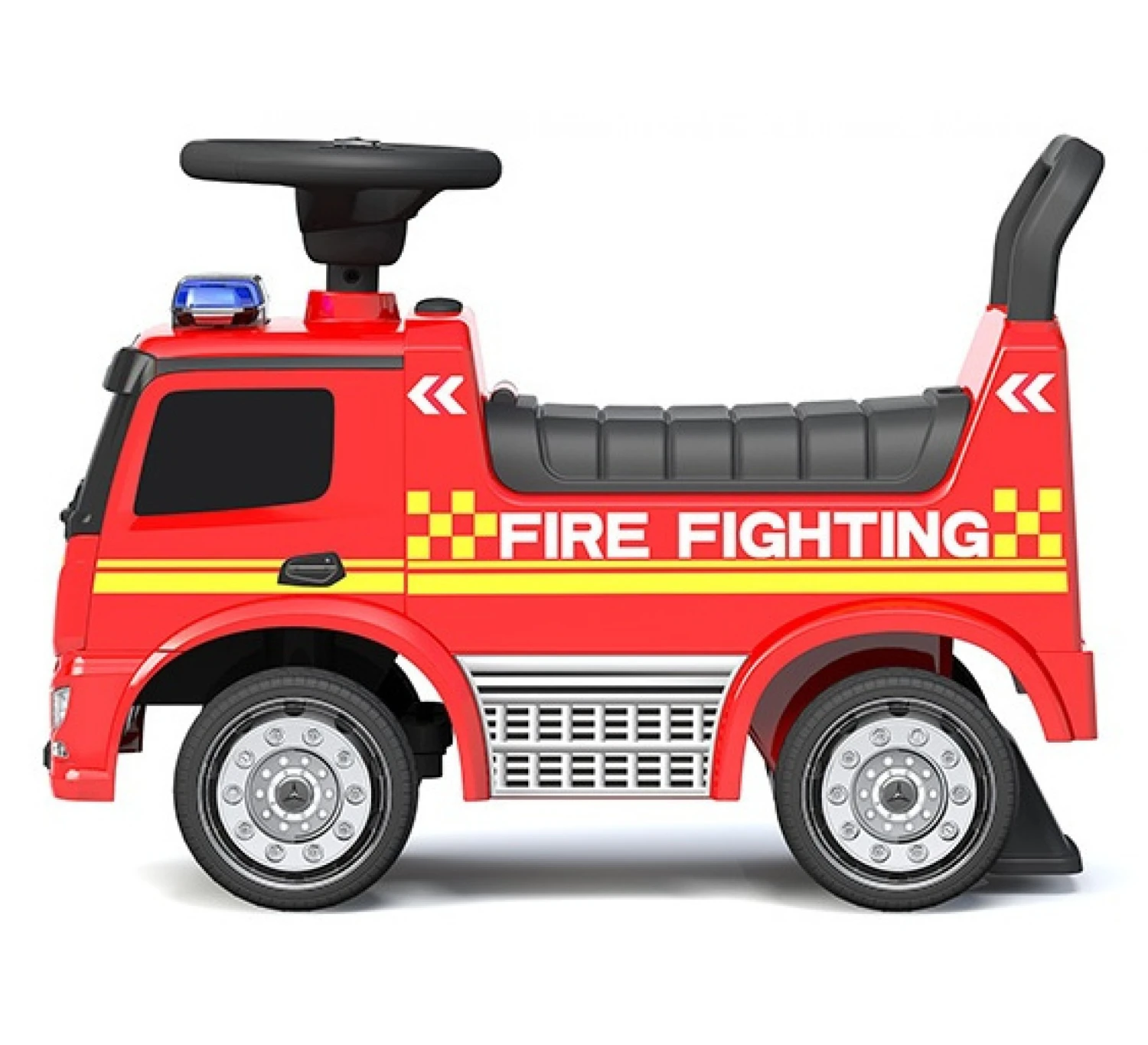 Loopauto Brandweer - Rood 2 Loopauto Brandweer - Rood - Afbeelding 2