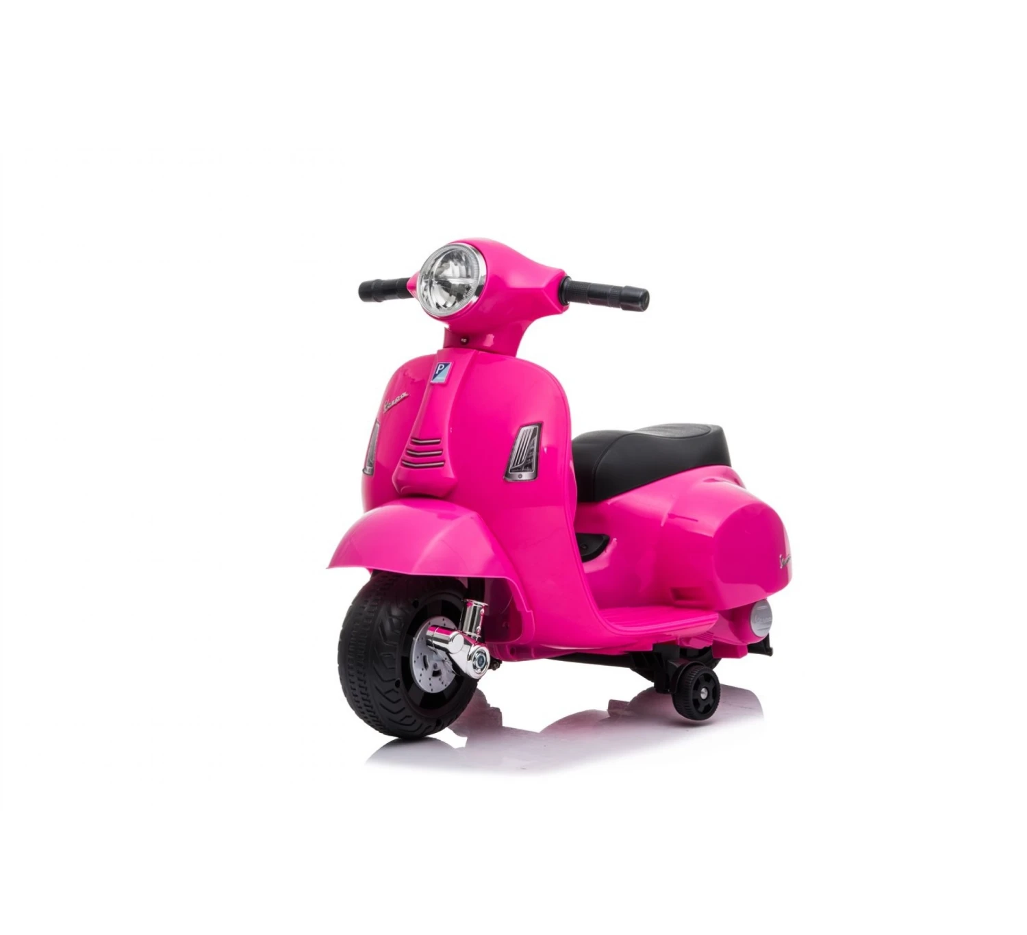 Loopauto Vespa Scooter Elektrisch - Roze 1 Loopauto Vespa Scooter Elektrisch - Roze