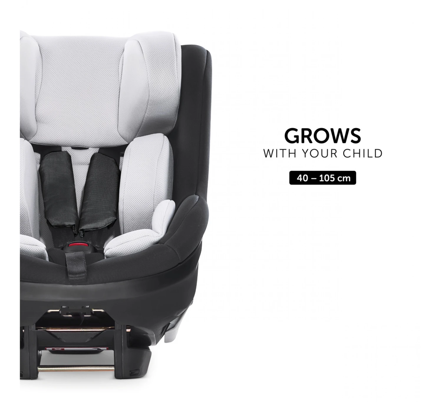 HAUCK IPro Kids I-Size Autostoel - Caviar 2 HAUCK IPro Kids I-Size Autostoel - Caviar - Afbeelding 2