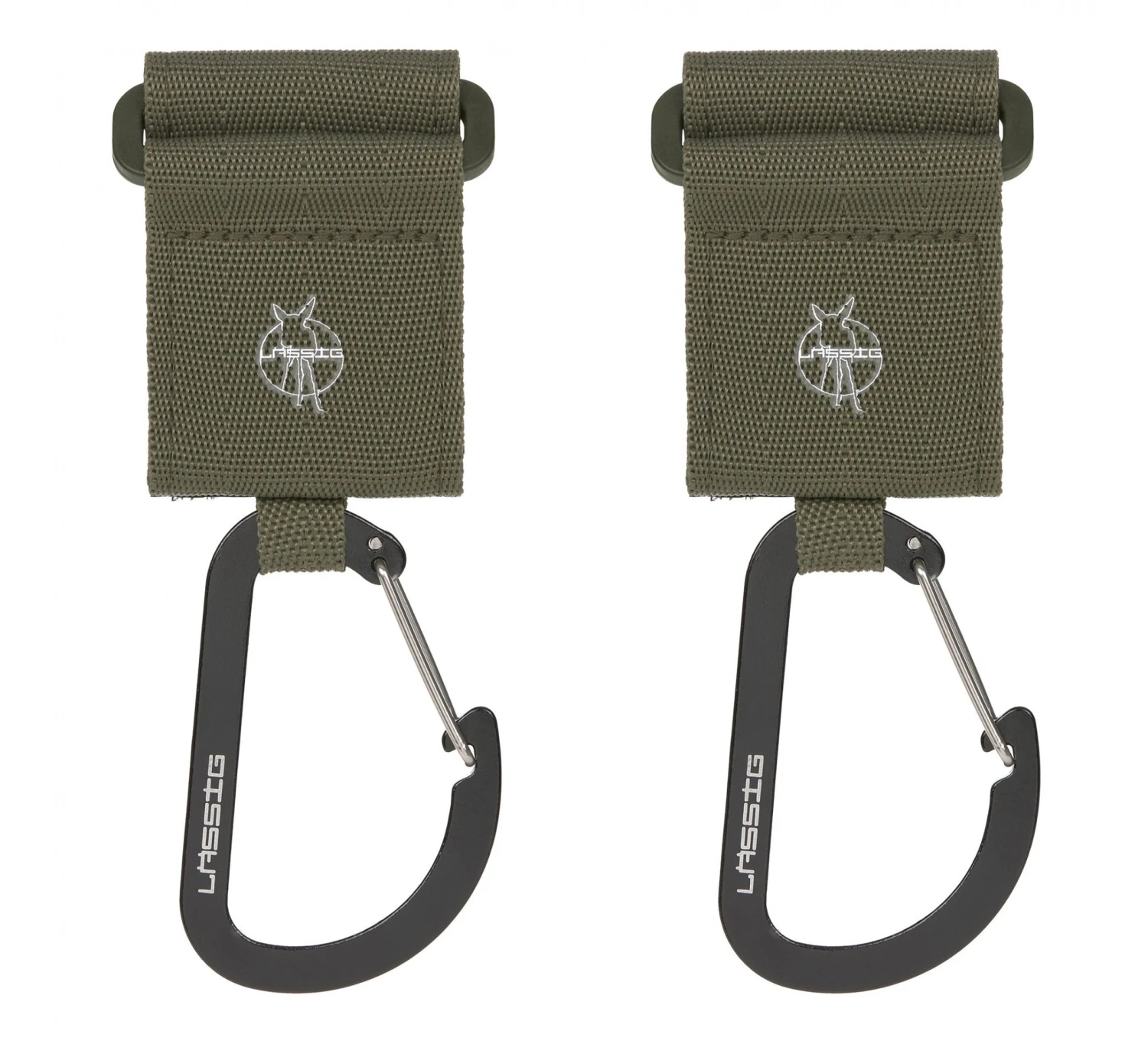 Lassig Tassenhaken - Olijfgroen 1 Lassig Tassenhaken - Olijfgroen