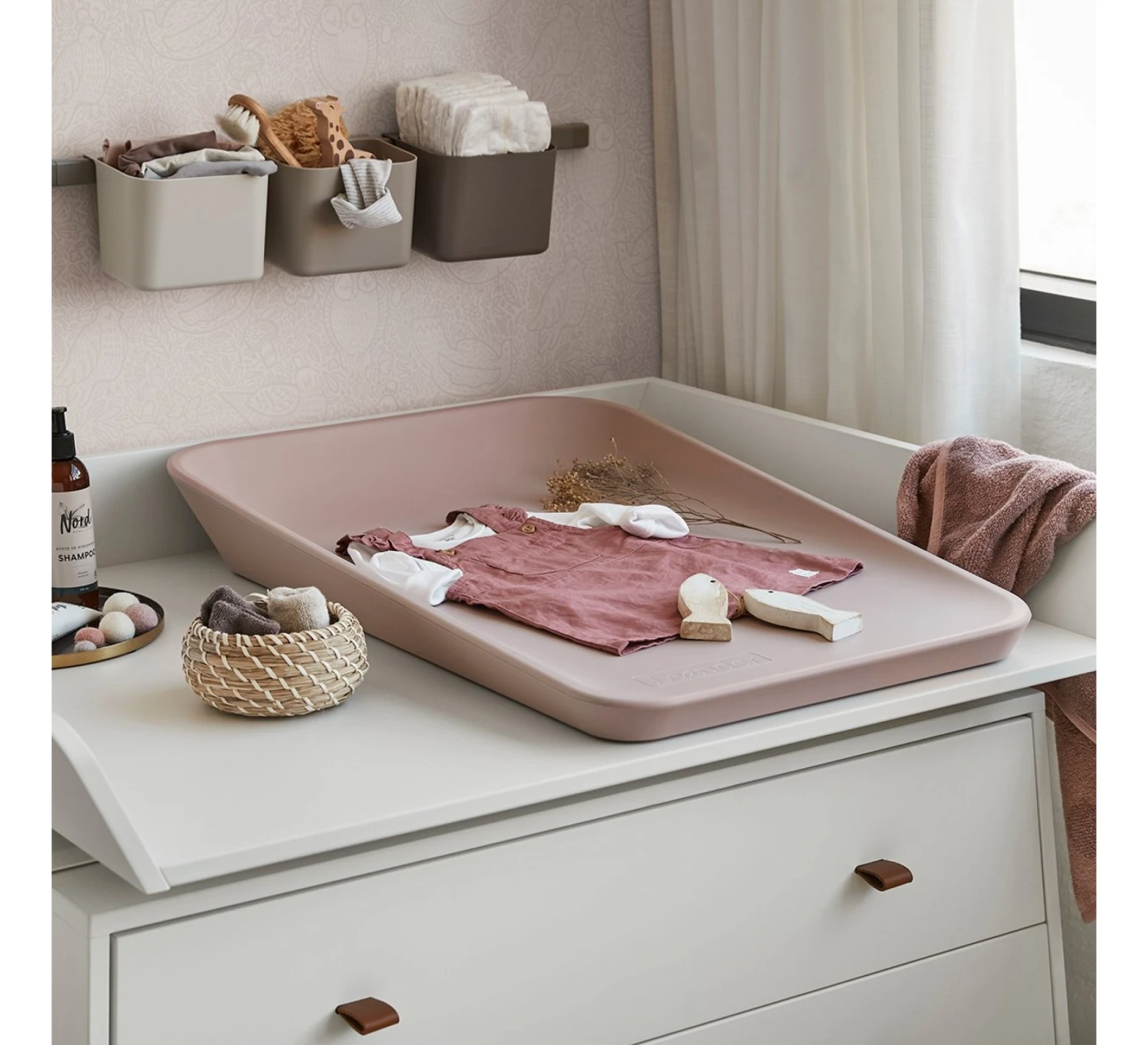 Leander Organizer Lang Incl. 3 Bakjes - Cappuccino 2 Leander Organizer Lang Incl. 3 Bakjes - Cappuccino - Afbeelding 2