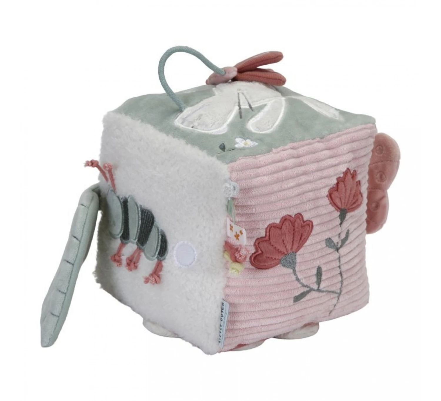 Little Dutch Activiteitenkubus Soft Flowers & Butterflies 2 Little Dutch Activiteitenkubus Soft Flowers & Butterflies - Afbeelding 2