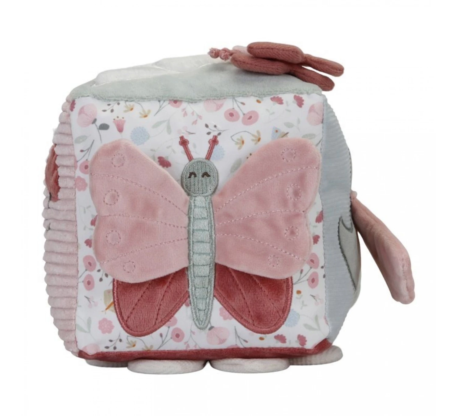Little Dutch Activiteitenkubus Soft Flowers & Butterflies 4 Little Dutch Activiteitenkubus Soft Flowers & Butterflies - Afbeelding 4