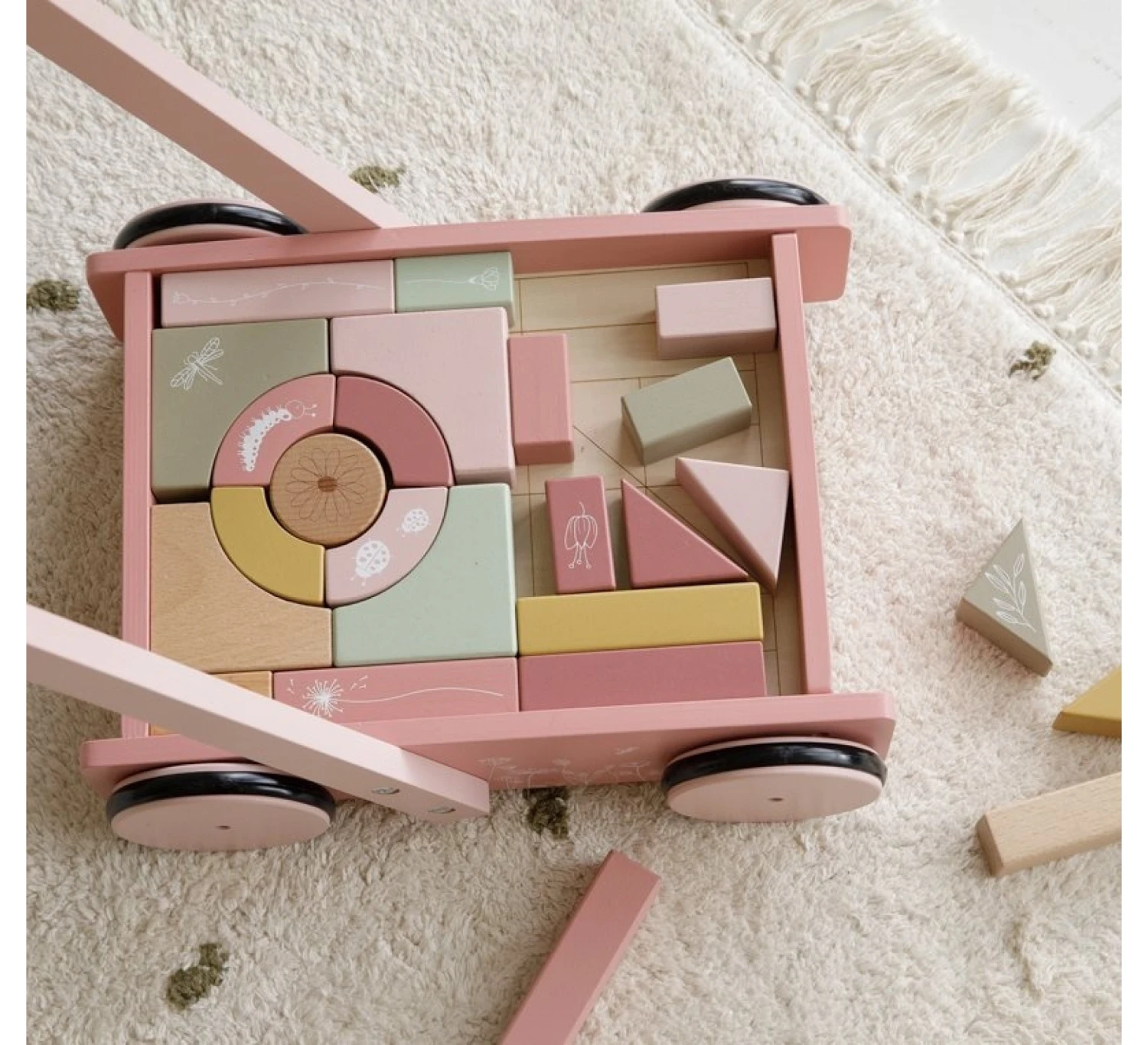 Little Dutch Blokkenkar Wild Flowers 4 Little Dutch Blokkenkar Wild Flowers - Afbeelding 4