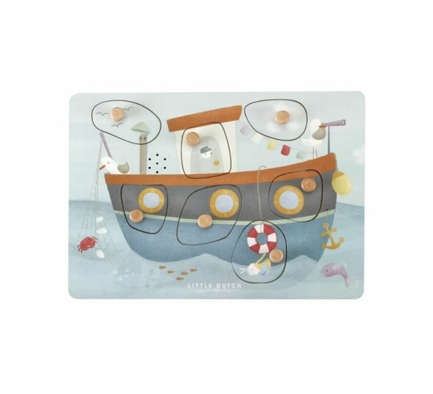 Little Dutch Geluidenpuzzel Sailors Bay 1 Little Dutch Geluidenpuzzel Sailors Bay