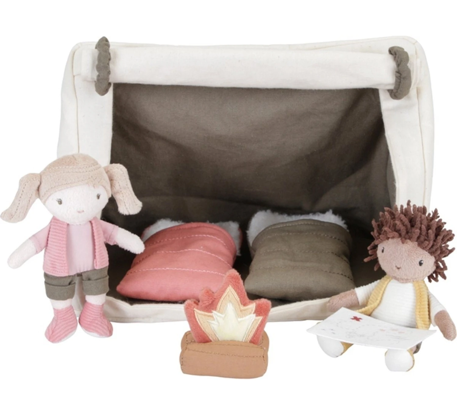 Little Dutch Speelset Met Poppen - Camping 1 Little Dutch Speelset Met Poppen - Camping