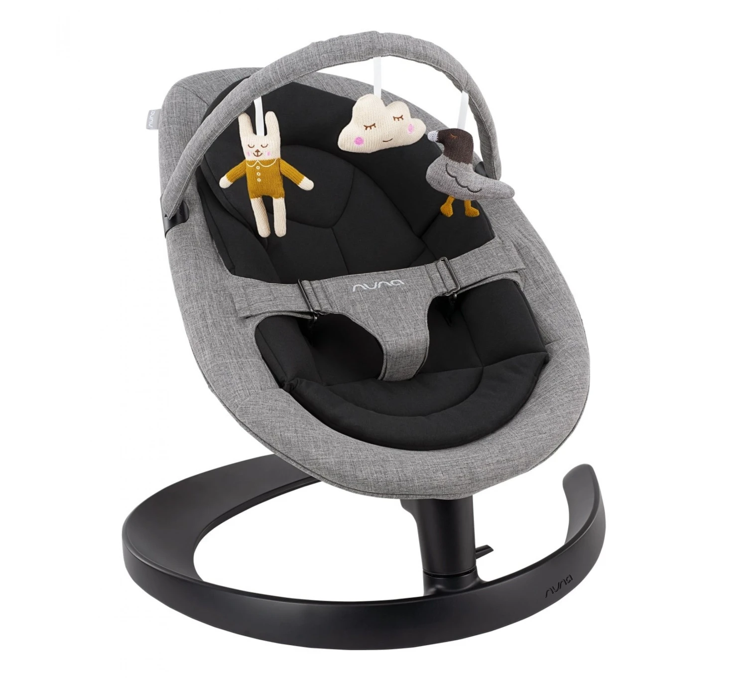 Nuna Wipstoel Leaf Grow + Speelboog - Ink 1 Nuna Wipstoel Leaf Grow + Speelboog - Ink