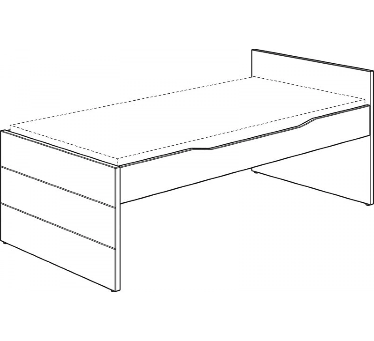 Fiona Kajuitbed 120x200 2 Fiona Kajuitbed 120x200 - Afbeelding 2