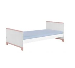 Mini Bed 90 X 200 Cm Wit/roze