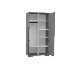 Snap 2-Deurskast - Dark Grey 5 Snap 2-Deurskast - Dark Grey -Babyproducten pinio snap 2 deurskast dark grey 2