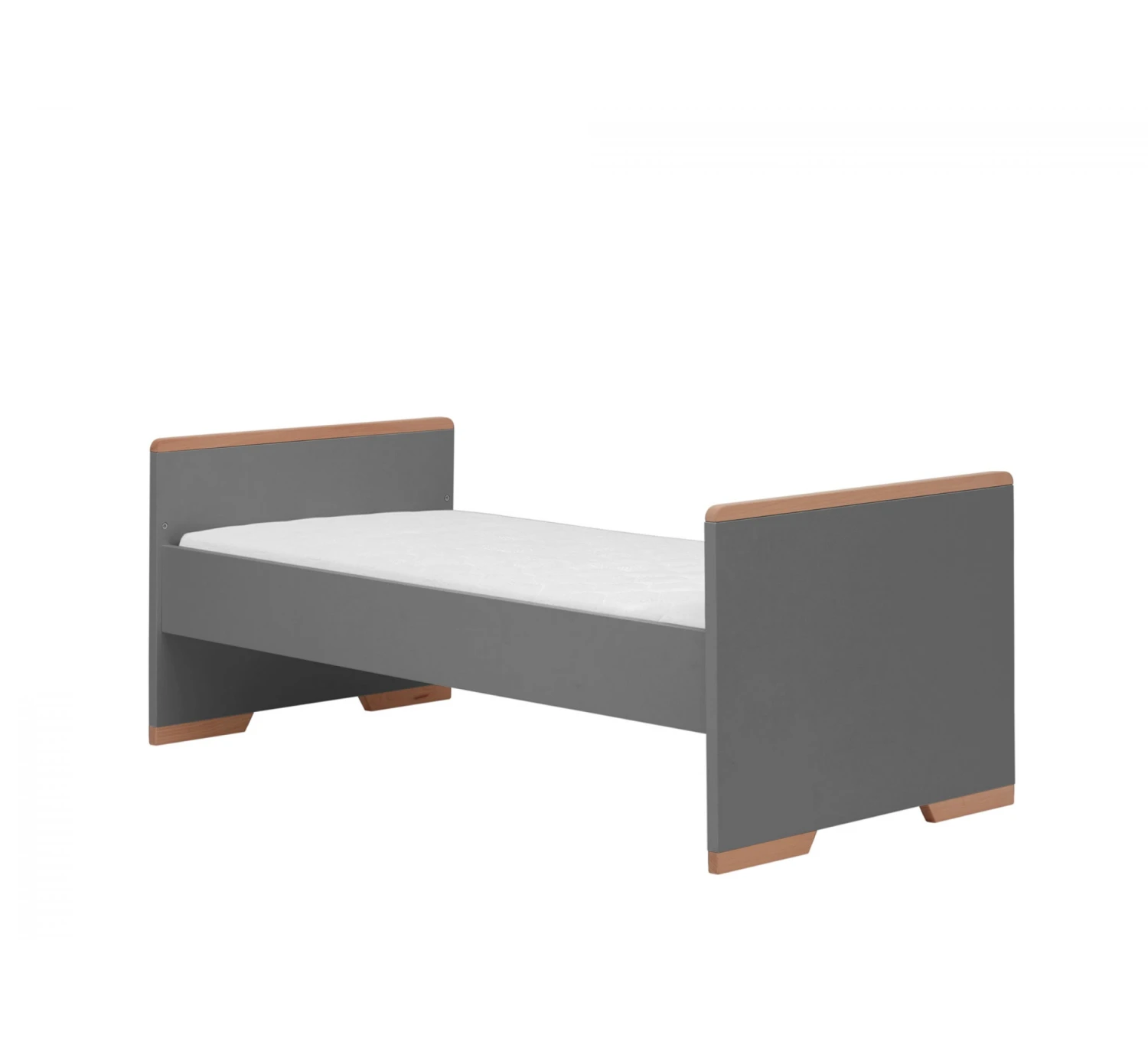 Snap Ledikant 70x140cm - Dark Grey 3 Snap Ledikant 70x140cm - Dark Grey - Afbeelding 3