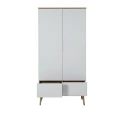 2-Deurskast Flow - White -Babyproducten quax 2 deurskast flow white 2