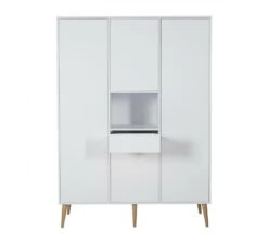 3-Deurskast Cocoon XL - Ice White 7 3-Deurskast Cocoon XL - Ice White -Babyproducten quax 3 deurskast cocoon xl ice white 3