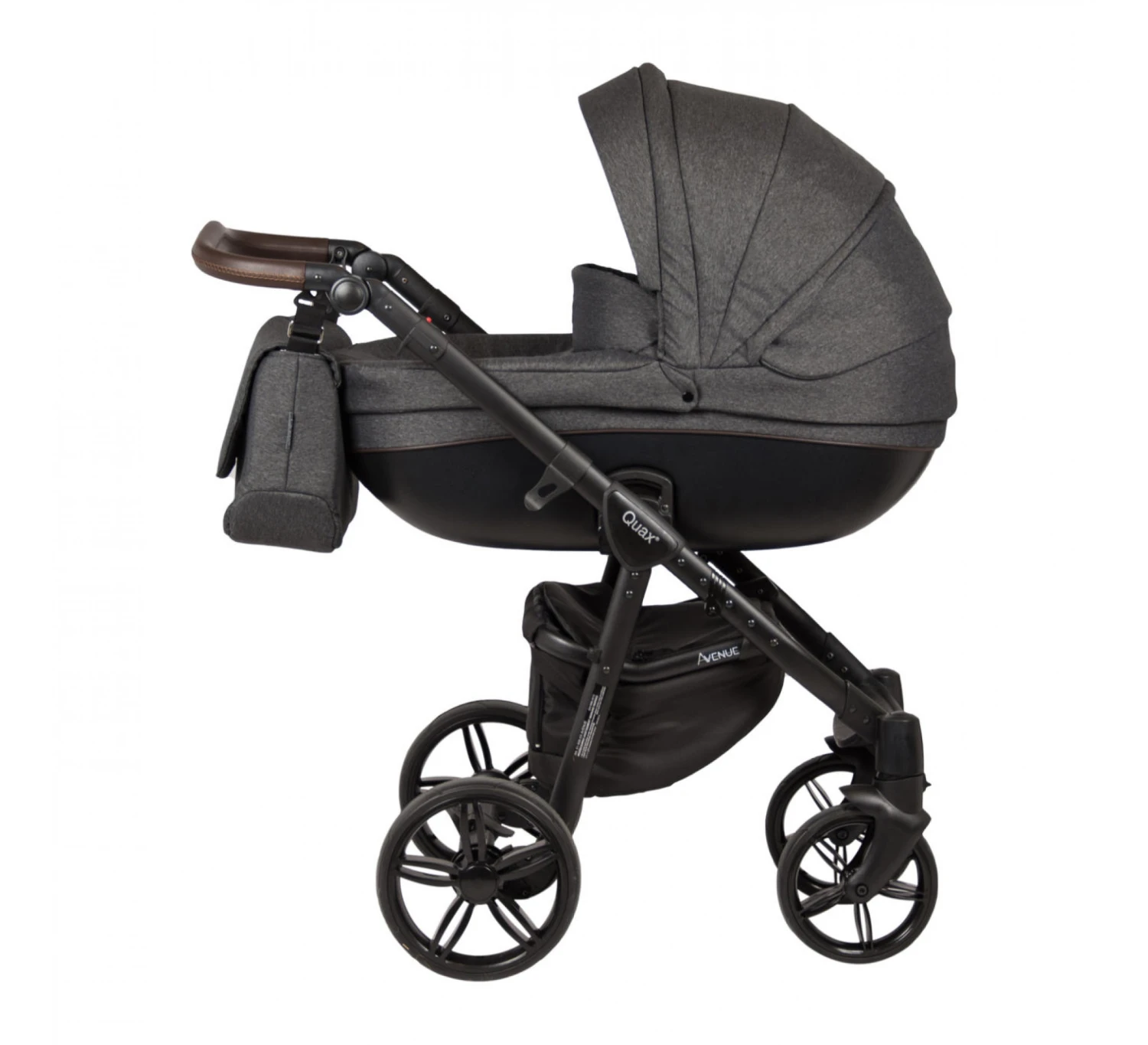 Avenue Kinderwagen Linen Black 2 Avenue Kinderwagen Linen Black - Afbeelding 2