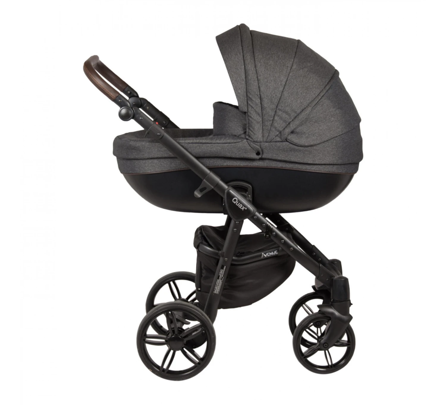 Avenue Kinderwagen Linen Black 1 Avenue Kinderwagen Linen Black