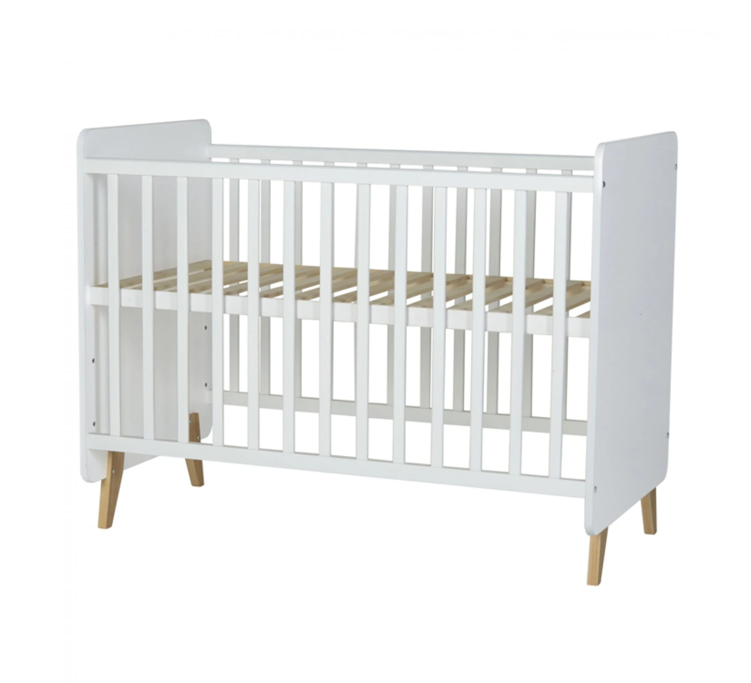 Loft Ledikant 60x120 - Wit 1 Loft Ledikant 60x120 - Wit