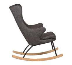 Rocking Adult Chair De Luxe Schommelstoel - Black -Babyproducten quax rocking adult chair de luxe schommelstoel black 2