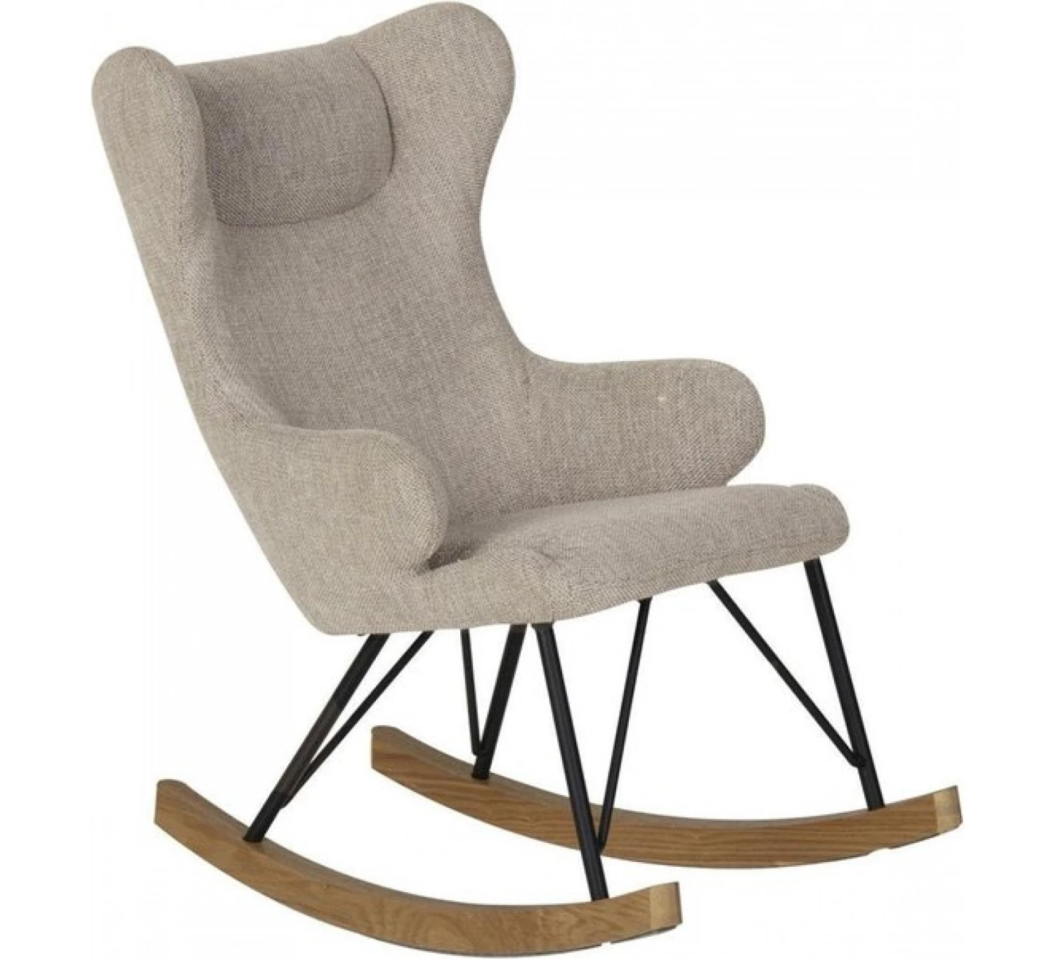 Rocking Kids Chair De Luxe - Sand Grey 1 Rocking Kids Chair De Luxe - Sand Grey