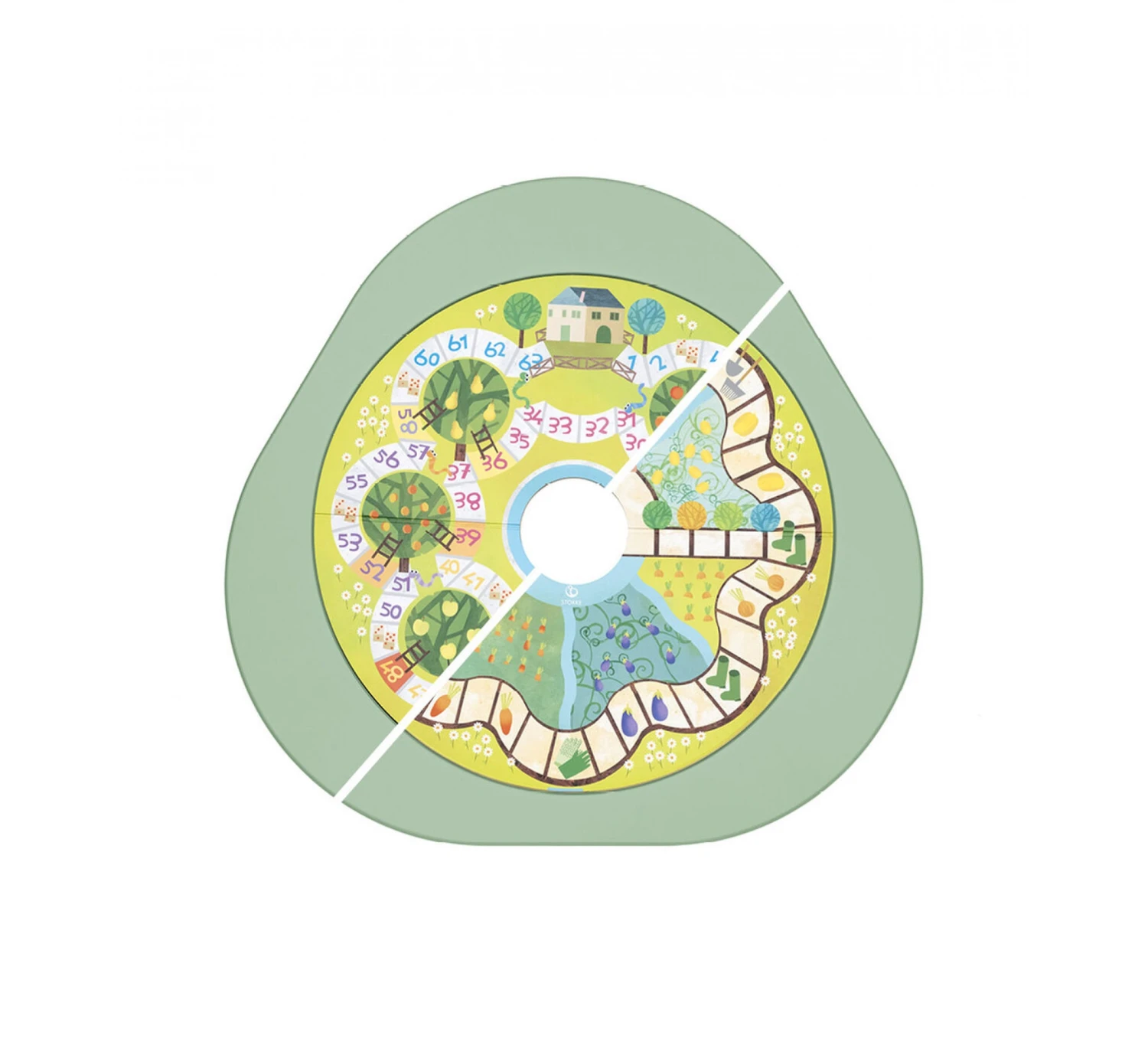 Stokke MuTable V2 Speelbord - Groente & Fruit 2 Stokke MuTable V2 Speelbord - Groente & Fruit - Afbeelding 2