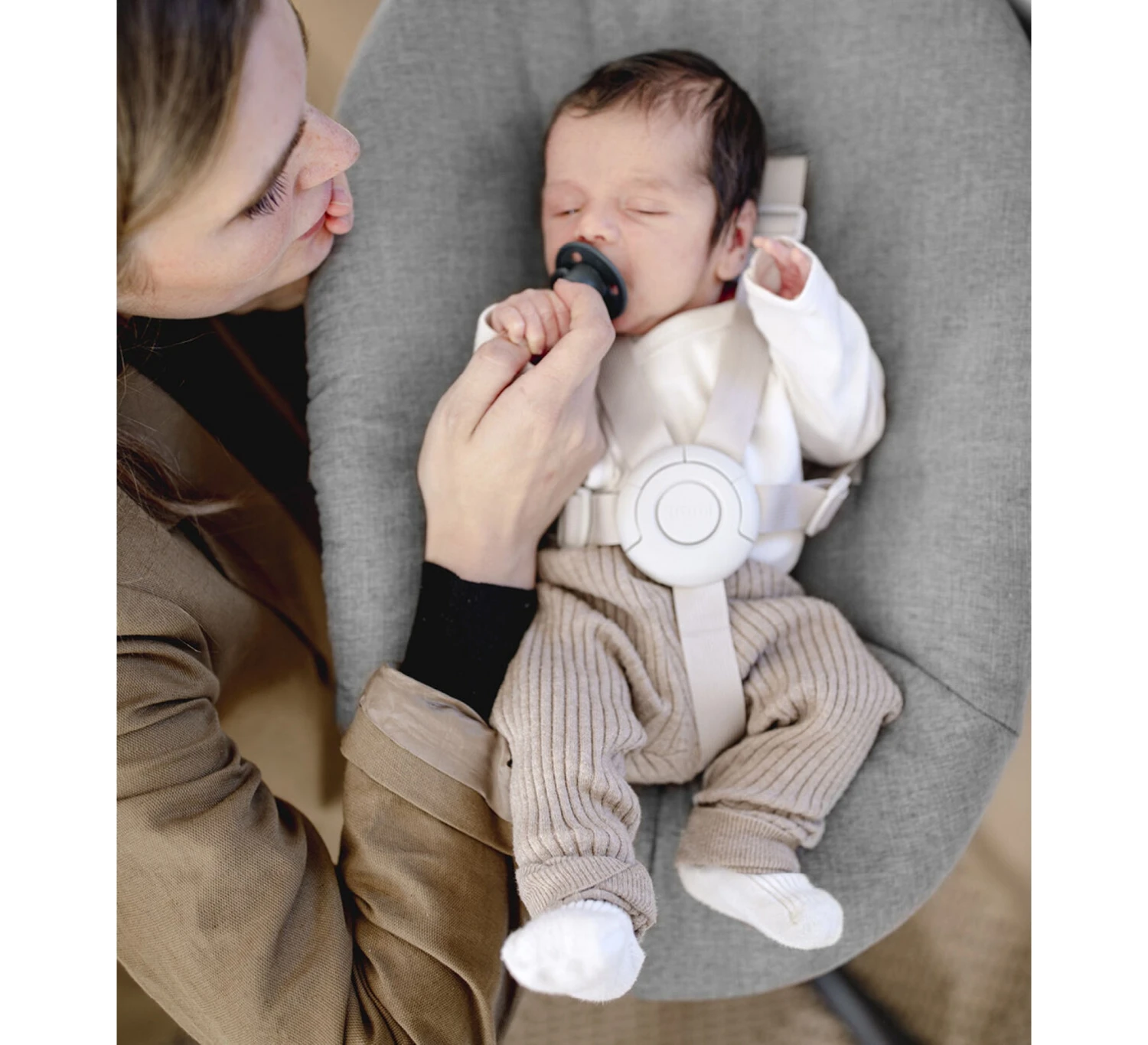 Stokke Nomi® Newborn Set - White/Grey Blue 6 Stokke Nomi® Newborn Set - White/Grey Blue - Afbeelding 6