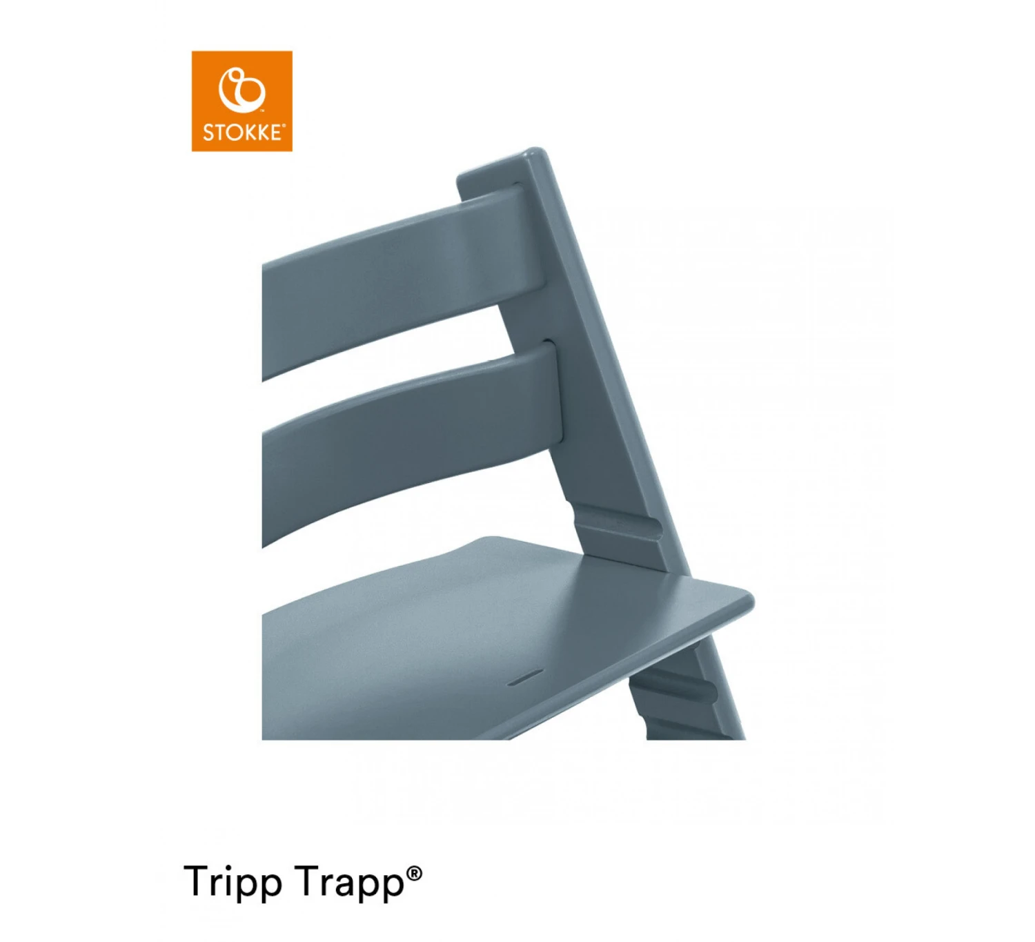 Stokke Tripp Trapp® Kinderstoel - Fjord Blue 2 Stokke Tripp Trapp® Kinderstoel - Fjord Blue - Afbeelding 2