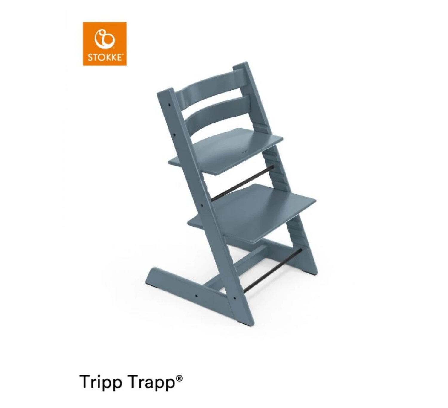 Stokke Tripp Trapp® Kinderstoel - Fjord Blue 1 Stokke Tripp Trapp® Kinderstoel - Fjord Blue