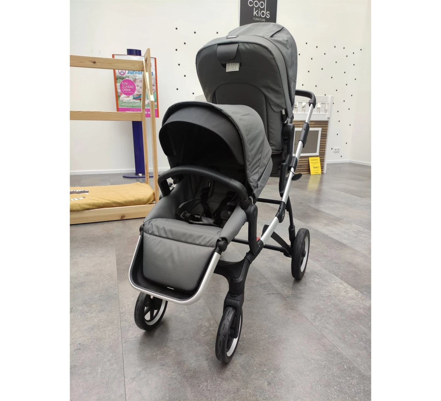 Thule Sleek Duo Kinderwagen - Showmodel 1 Thule Sleek Duo Kinderwagen - Showmodel