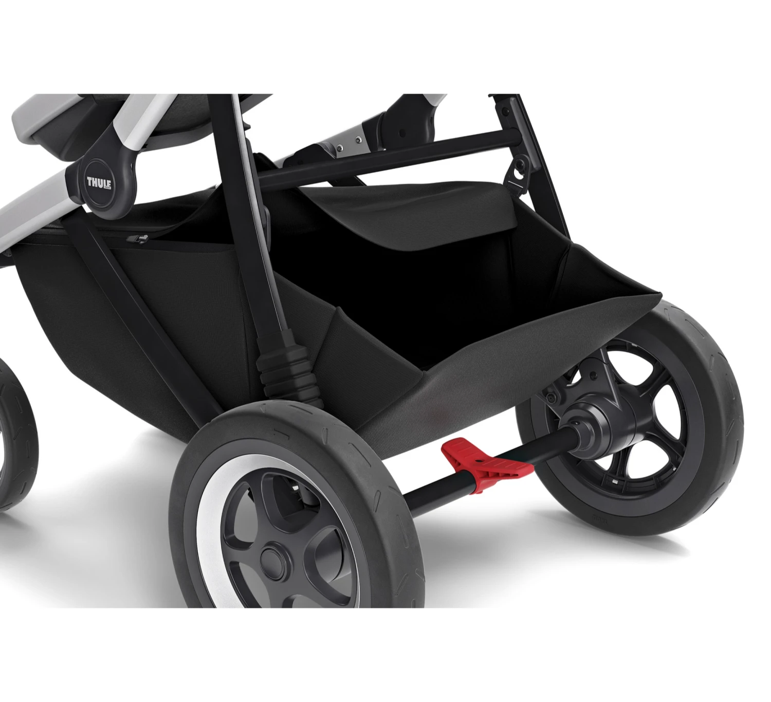 Thule Sleek Kinderwagen - Grey Melange 4 Thule Sleek Kinderwagen - Grey Melange - Afbeelding 4
