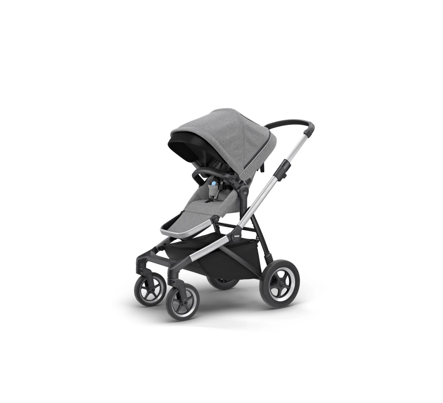 Thule Sleek Kinderwagen - Grey Melange 1 Thule Sleek Kinderwagen - Grey Melange