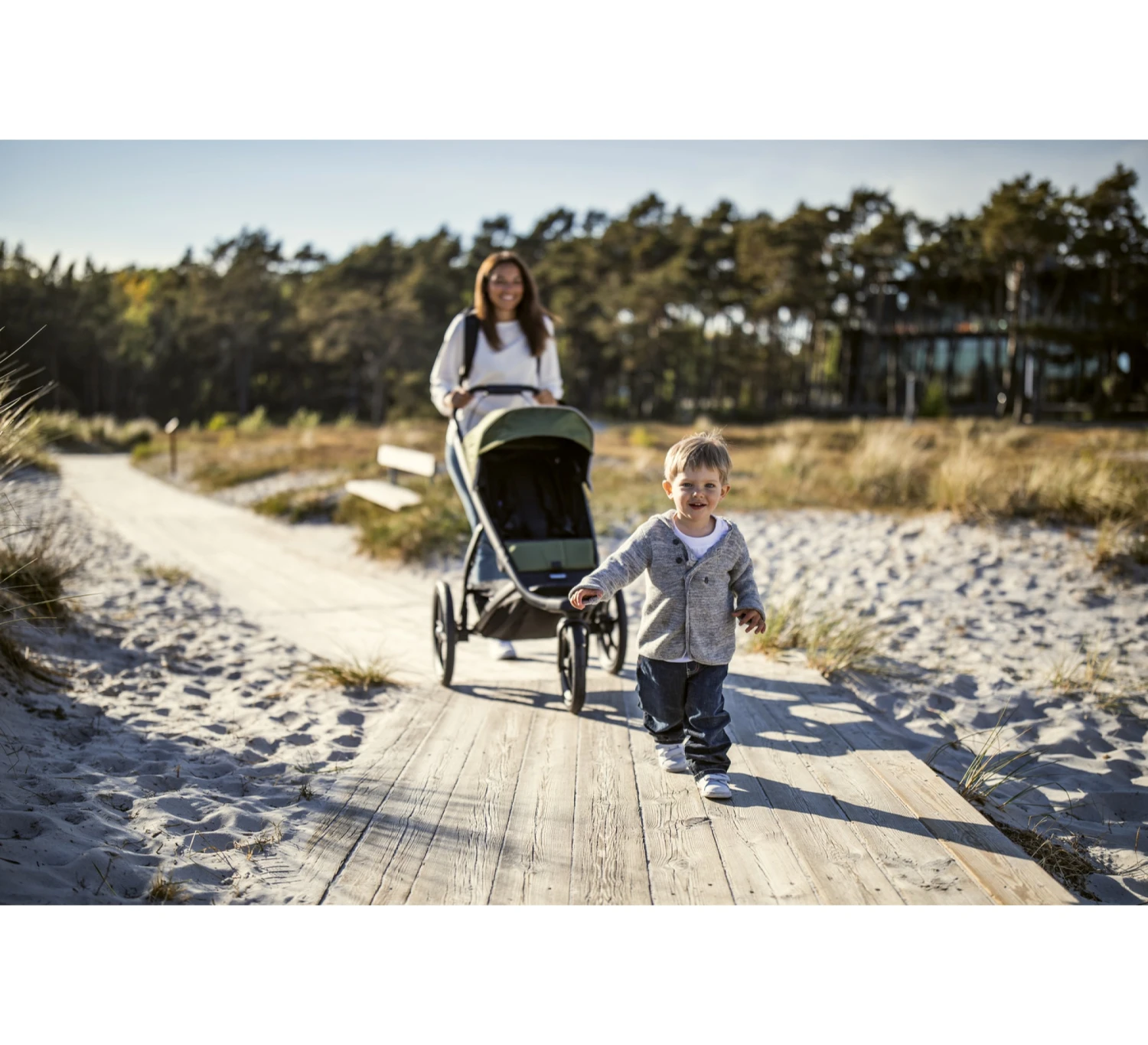 Thule Urban Glide 2 Kinderwagen - Cypress Green 6 Thule Urban Glide 2 Kinderwagen - Cypress Green - Afbeelding 6
