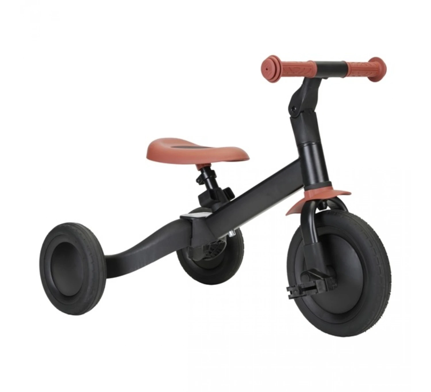 4-in-1 Driewieler Kaya - Zwart 3 4-in-1 Driewieler Kaya - Zwart - Afbeelding 3