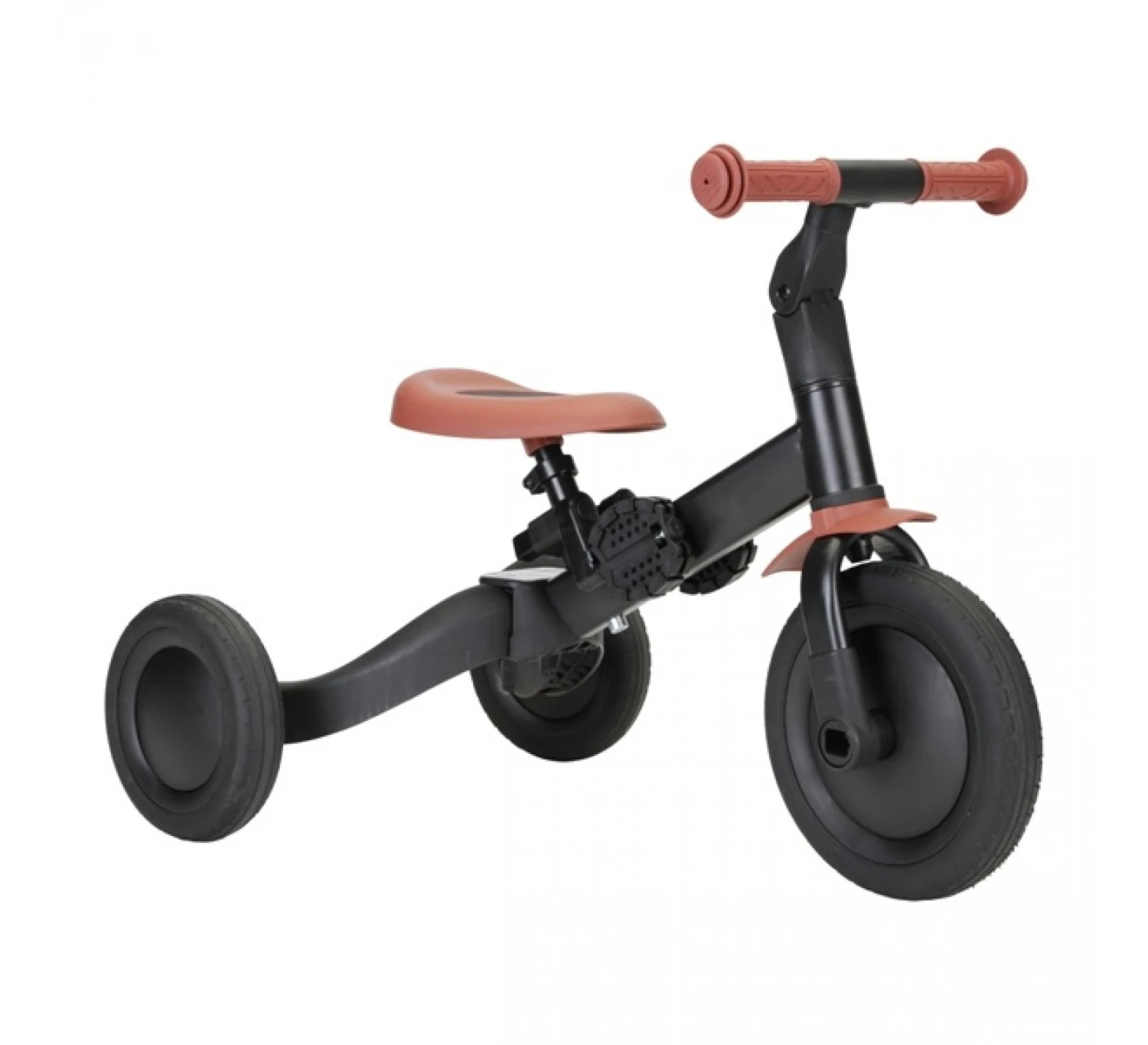 4-in-1 Driewieler Kaya - Zwart 1 4-in-1 Driewieler Kaya - Zwart