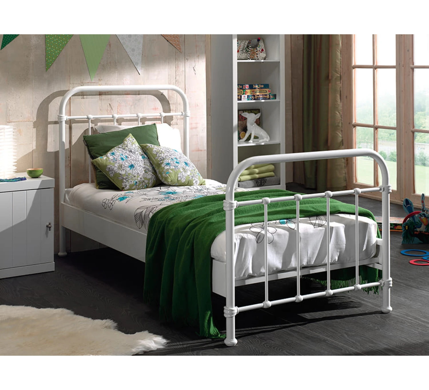 New York 90x200cm - Wit 2 New York 90x200cm - Wit - Afbeelding 2